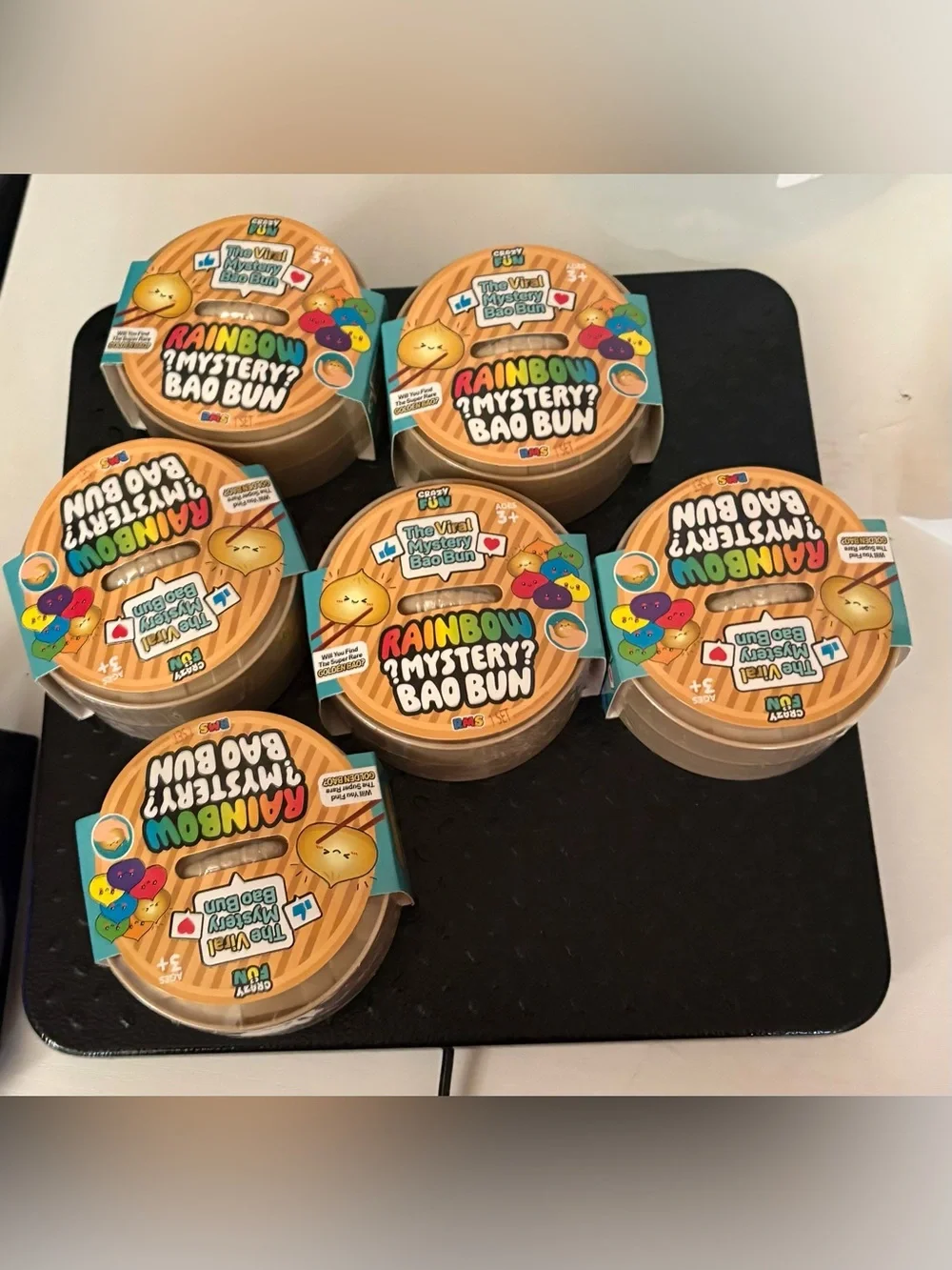6 Rainbow Mystery Bao Bun